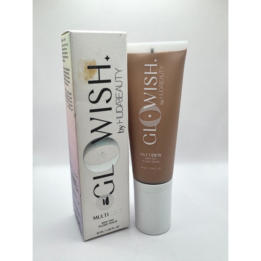 Huda Beauty GloWish Multidew Skin Tint 08 Tan NEW